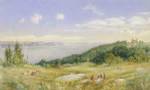 The Palisades, ca. 1870. Creator: John William Hill.