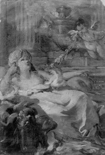 Woman Reclining, 18th century. Creator: Joseph-Marie Vien the Elder.