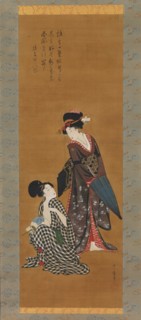 Two Beauties, ca. 1801-4. Creator: Kitagawa Utamaro.
