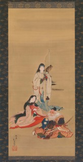 The Legendary Empress Jingu, mid-19th century. Creator: Kosai Hokushin.
