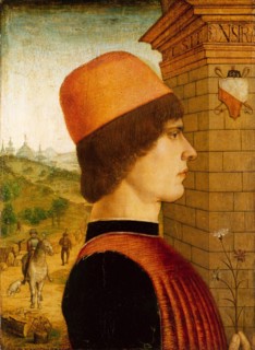 Portrait of a Man, possibly Matteo di Sebastiano di Bernardino Gozzadini, 1494(?). Creator: Maestro delle Storie del Pane.