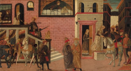 The Rape of Lucretia, late 15th-early 16th century. Creator: Master of Marradi.