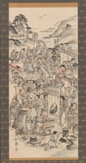 Drinking Festival of the Eight Immortals of the Wine Cup, late 18th century. Creator: Unknown.
