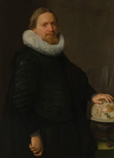 Man with a Celestial Globe, 1624. Creator: Nicolaes Eliasz Pickenoy.
