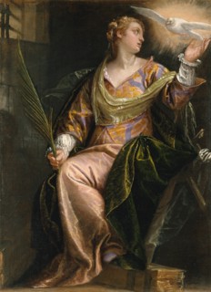 Saint Catherine of Alexandria in Prison, ca. 1580-85. Creator: Paolo Veronese.