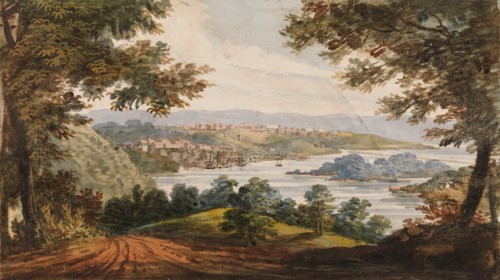 Washington and Georgetown from the Alexandria Road, 1811-ca. 1813. Creator: Pavel Petrovic Svin'in.