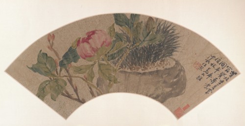 Peony, 19th century. Creator: Ren Xiong.
