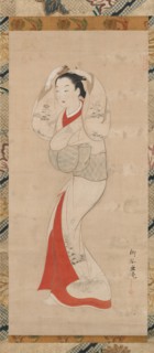Standing Woman, 1740s. Creator: Ryukado.