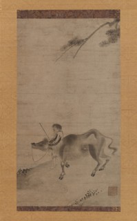 Oxherding, first half of the 15th century. Creator: Sekkyakushi.