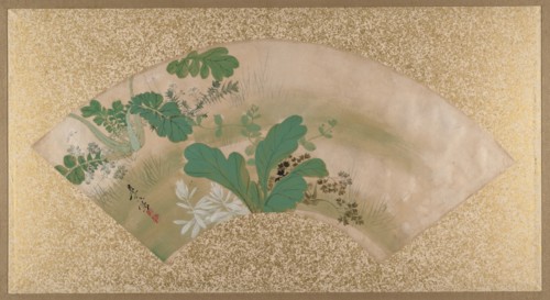 Various Plants and Grass, late 19th century. Creator: Shibata Zeshin.