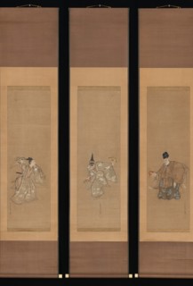 The Auspicious Noh Dance "Okina", ca. 1790-95. Creator: Toriyama Sekien.