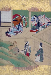 Scenes from Tales of Ise (Ise monogatari), late 18th century. Creator: Tosa School.