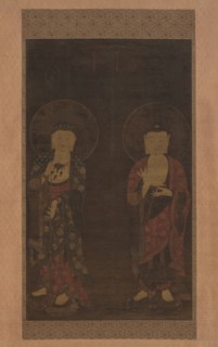 Amitabha and Kshitigarba, first half of the 14th century. Creator: Unknown.