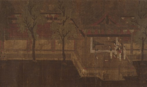 Pavilion with Figures. Creator: Unknown.