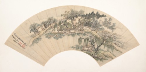 Gathering Water Chestnuts, 18th century or later, spurious date of 1706. Creator: Unknown.