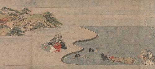 A Long Tale for an Autumn Night (Aki no yo nagamonogatari), ca. 1400. Creator: Unknown.