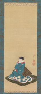 Memorial Portrait of Iwai Hanshiro VI, 1836. Creator: Utagawa Kunisada.