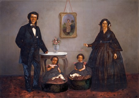 [Family Portrait], ca. 1855. Creator: WL Germon.