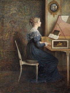 An Old Song, 1874. Creator: William John Hennessy.