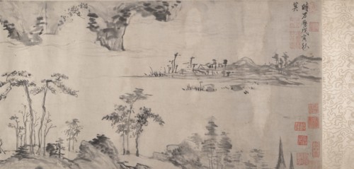 River Landscape, dated 1578. Creator: Xiang Yuanbian.