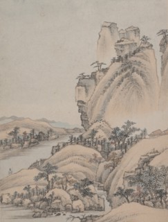 Landscapes, dated 1668. Creator: Xiao Yuncong.