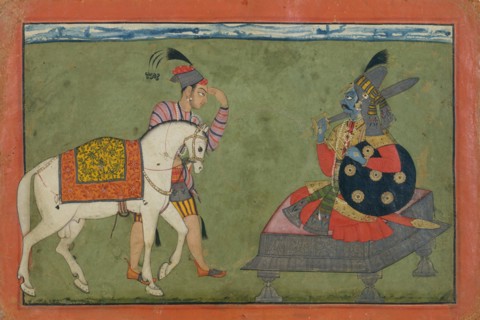 Kalki Avatar, the Future Incarnation of Vishnu, ca. 1700-1710. Creator: Unknown.