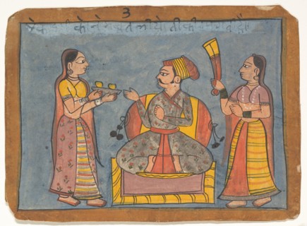 Folk Painting, 1725. Creator: Unknown.