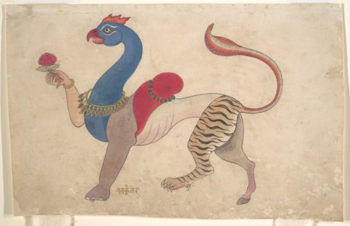 Navagunjara, a Universal Form of Krishna, ca. 1835. Creator: Unknown.