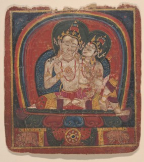 Initiation Card (Tsakalis): Vairochana, early 15th century. Creator: Unknown.