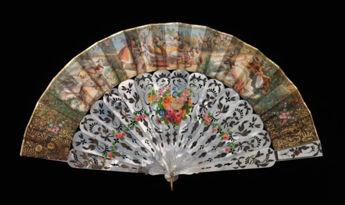 Fan, 1855-65. Creator: Unknown.