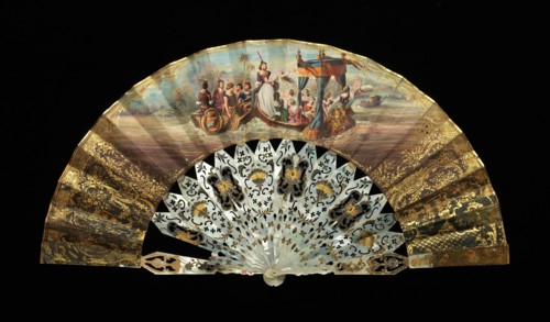 Fan, 1840-70. Creator: Unknown.