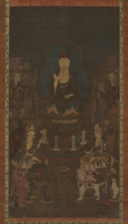 Shaka, Monju, Fugen and the Ten Great Disciples (Judai Deshi), 14th century. Creator: Unknown.