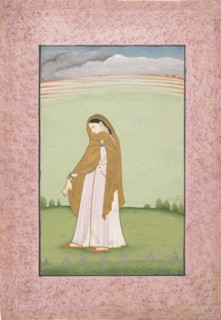 Abhisarika Nayika, a Heroine Longing for Her Lover, ca. 1790-1800. Creator: Unknown.