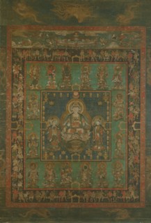 Mandala of Hannya Bosatsu, 14th century. Creator: Unknown.