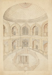 Interior of the Taj Mahal Mausoleum, early 19th century. Creator: Unknown.
