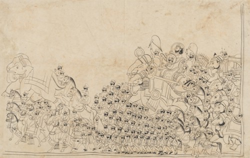A Ruler in Procession, early 19th century. Creator: Unknown.