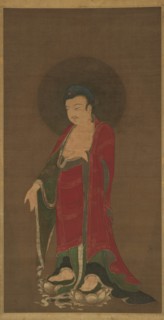 Buddha Amitabha Descending from His Pure Land, late 13th century. Creator: Unknown.