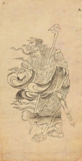 Iconographic Drawing of Saturn (Doyo), 12th century. Creator: Unknown.