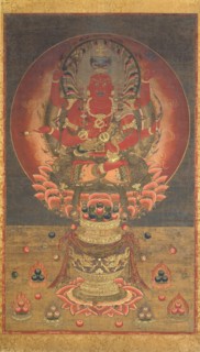 Aizen Myoo, 14th century. Creator: Unknown.