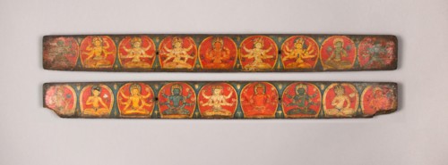 Pair of Manuscript Covers with Buddhist Deities, 11th-12th century. Creator: Unknown.
