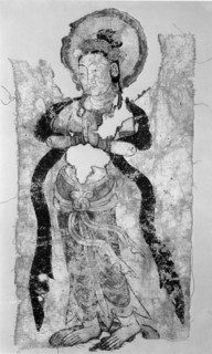 Bodhisattva in Adoration, 8th century. Creator: Unknown.