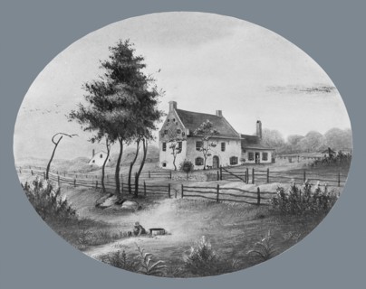 Vechte House at Gowannus, Brooklyn, New York, 1865. Creator: Unknown.