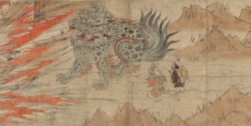 Illustrated Legends of the Kitano Tenjin Shrine (Kitano Tenjin engi emaki), late 13th century. Creator: Unknown.