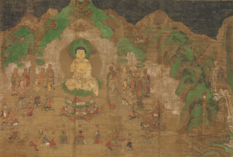 Life of the Buddha: King Bimbisara's Conversion, early 15th century. Creator: Unknown.
