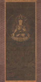 Eleven-Headed Kannon on Mount Fudaraka , 13th century. Creator: Unknown.