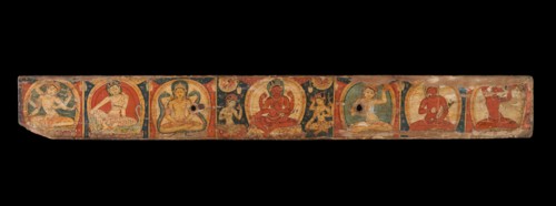 Manuscript Cover with Avalokiteshvara (The Bodhisattva of Infinite Compassion), 12th century. Creator: Unknown.