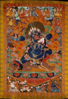 Yamantaka, Destroyer of the God of Death, early 18th century. Creator: Unknown.