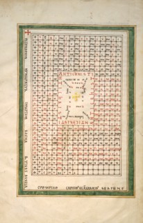 Leaf from a Beatus Manuscript: Table of the Antichrist, ca. 1180. Creator: Unknown.