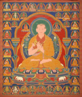 Yong Zin Khon Shogpel: Seventh Abbot of Ngor Monastary, 16th century. Creator: Unknown.