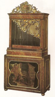 Chamber Organ, 18th century. Creator: Unknown.